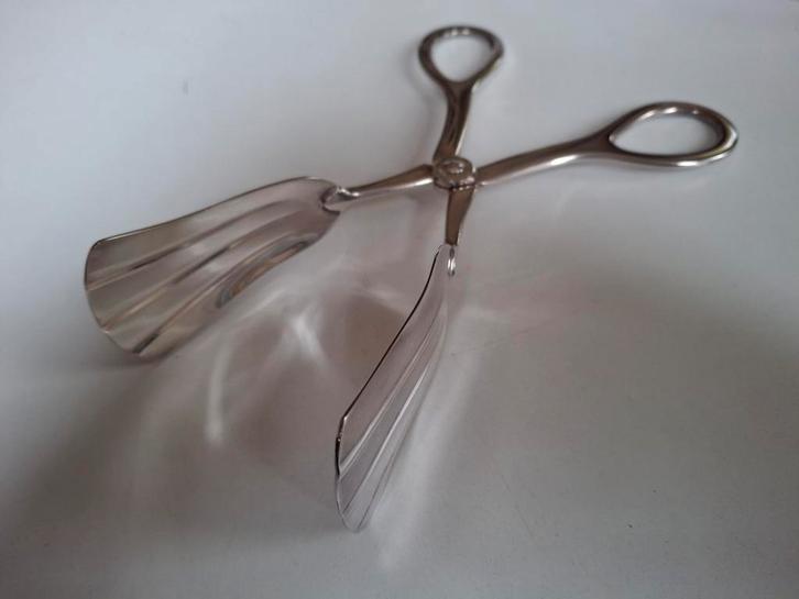 Vintage gebaktang in doos quist, Antiek en Kunst, Antiek | Bestek, Ophalen of Verzenden