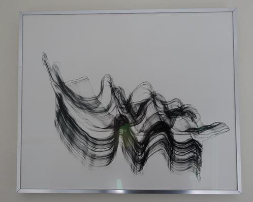 Abstract werk in zwart inkt., Antiek en Kunst, Kunst | Schilderijen | Abstract, Ophalen of Verzenden