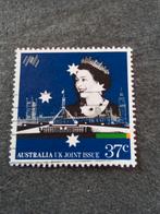Australië & VK gezamenlijke uitgifte postzegel, Verzenden, Gestempeld