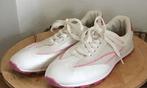 Leuke witte sneakers met roze stiksels, maat 38, Ophalen of Verzenden, Wit, Zo goed als nieuw, Sneakers of Gympen