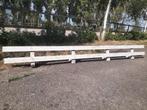 3x witte houten bakrand