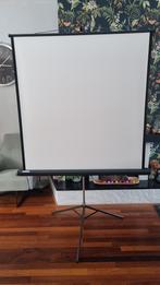Projectiescherm / Diascherm 120cm breed x127cm hoog, Audio, Tv en Foto, Projectieschermen, Ophalen of Verzenden, Handmatig, Zo goed als nieuw