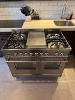 Luxe Boretti Fornuis 100cm | 5 pits Frytop | Afzuigkap |Spit, Gebruikt, 60 cm of meer, Grill, Ophalen of Verzenden