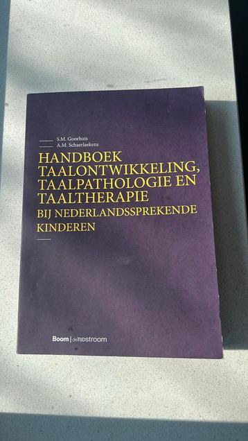 Handboek taalontwikkeling, taal pathologie en taaltherapie beschikbaar voor biedingen