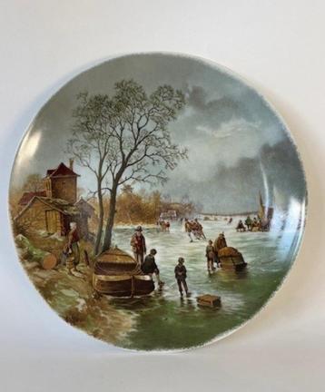 Wandbord sierbord Royal Schwabap winterlandschap beschikbaar voor biedingen
