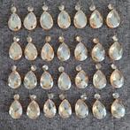 25 gekleurde pegels diamant onderdelen kroonluchter, Huis en Inrichting, Lampen | Kroonluchters, Ophalen of Verzenden, Zo goed als nieuw