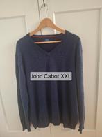 Warme blauwe wollen trui van John Cabot maat XXL, Blauw, Trui of Vest, Ophalen of Verzenden, Zo goed als nieuw