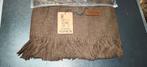 Alpaca sjaal Bruin, 180x70, Kleding | Dames, Maat 46/48 (XL) of groter, Ophalen of Verzenden, Zo goed als nieuw, Sjaal