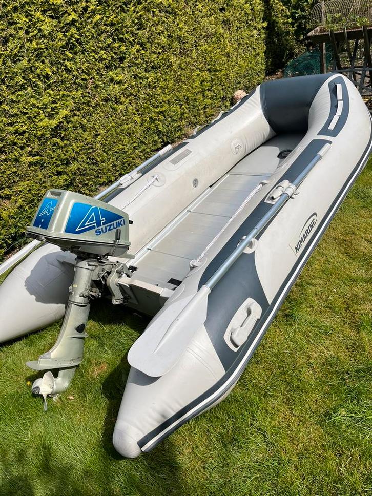 Nimarine rubberboot met suzuki 4pk, Watersport en Boten, Bootonderdelen, Ophalen