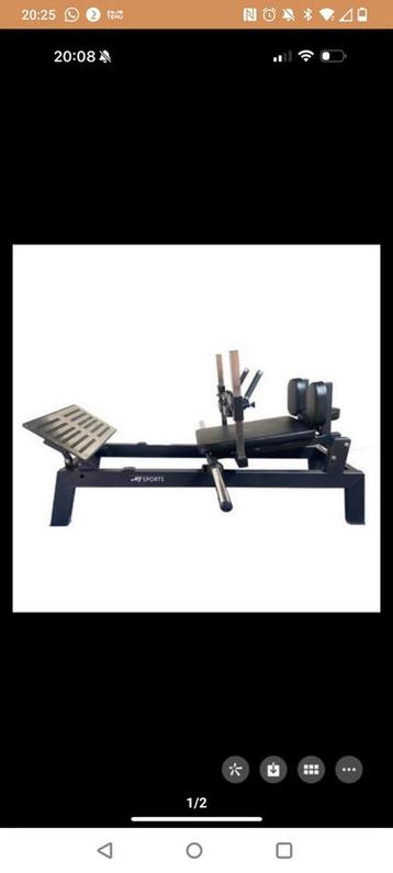 Professionele hip thrust machine v. Personal Training studio beschikbaar voor biedingen