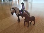 IJslandse pony Schleich horse club +ruiter  42363, Ophalen of Verzenden, Zo goed als nieuw, Paard, Beeldje of Figuurtje