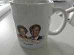 Beker,  Prinses Beatrix , Konin Willem Alexander, Verzamelen, Koninklijk Huis en Royalty, Ophalen of Verzenden, Zo goed als nieuw
