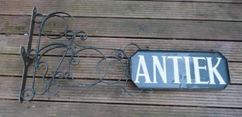 Smeedijzeren antiek 2 zijdig gevel uithangbord, ANTIEK, Antiek en Kunst, Curiosa en Brocante, Ophalen