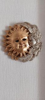 Schattige kleine wanddecoratie Zon en Maan, Ophalen