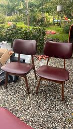 Set van twee design stoelen, Huis en Inrichting, Stoelen, Ophalen, Gebruikt, Twee, Retro
