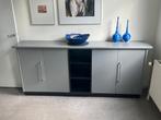 Handgemaakt grijs met zwart dressoir 200x91x40 cm, Huis en Inrichting, Ophalen, Zo goed als nieuw, 25 tot 50 cm