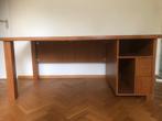 Eikenhouten bureau/werktafel., Ophalen, Zo goed als nieuw, Bureau