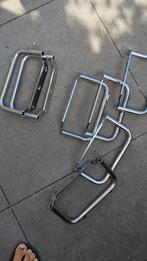 7 Montel Tafelpoten - Chroom, Huis en Inrichting, Tafelpoot, Minder dan 50 cm, Gebruikt, Minder dan 50 cm