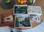 Verzameling van 5 puzzels, Ophalen, 500 t/m 1500 stukjes, Zo goed als nieuw, Legpuzzel