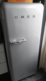 Grijze SMEG FAB5  koelkast met vriesvak. A klasse., Witgoed en Apparatuur, Koelkasten en IJskasten, Met vriesvak, 200 liter of meer