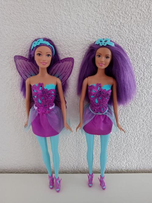 2 x Barbie Teresa Fairy CFF34, Verzamelen, Poppen, Gebruikt, Pop, Ophalen of Verzenden