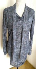 Sandwich jurk met bijp. jasje/blouse maat S