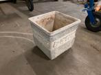 Stenen bloembak, Steen, Gebruikt, Vierkant, Ophalen of Verzenden