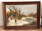 Mooi groot oud schilderij, Ophalen