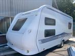 Hobby 495 UK de luxe met stapelbed en veel extra’s, Caravans en Kamperen, Stapelbed, Rondzit, Hobby, Particulier