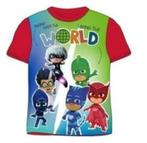 Katoenen PJ Masks t-shirt mt 92 rood NIEUW IN VERPAKKING, Kinderen en Baby's, Kinderkleding | Maat 92, Nieuw, Jongen of Meisje