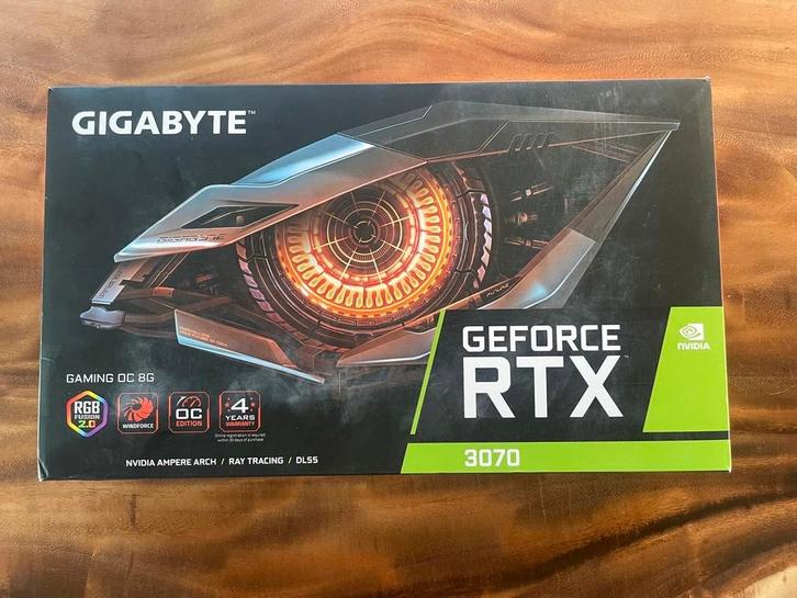 GIGABYTE GAMING GeForce RTX 3070 OC 8G, Computers en Software, Videokaarten, Zo goed als nieuw, PCI, GDDR6, Ophalen of Verzenden