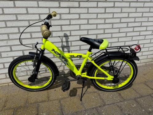 Kinderfiets Volare Thombike 18inch zwart/geel, Fietsen en Brommers, Fietsen | Kinderfietsjes, Gebruikt, 16 tot 20 inch, Ophalen