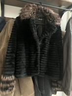 Zwarte Mambo Couture Jas met Bontkraag maat S/M, Ophalen, Nieuw, Maat 38/40 (M), Zwart