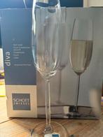 Schott Zwiesel Diva Champagneglazen (6 stuks), Huis en Inrichting, Glas of Glazen, Ophalen of Verzenden, Effen, Glas