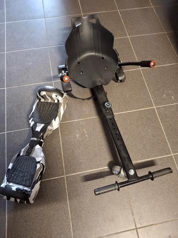 Hoverboard met kart, zwaardere accu! beschikbaar voor biedingen