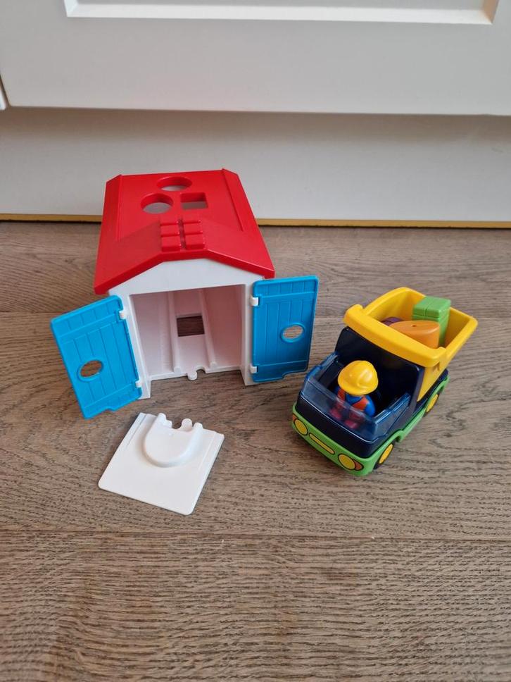 Playmobil Werkman met Sorteergarage (70184), Kinderen en Baby's, Speelgoed | Overig, Zo goed als nieuw, Jongen of Meisje, Ophalen of Verzenden