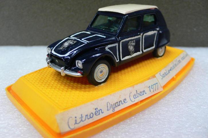 citroen dyane caban 1977- jan fran-saris modellen exclusief!, Hobby en Vrije tijd, Modelauto's | 1:43, Nieuw, Auto, Overige merken