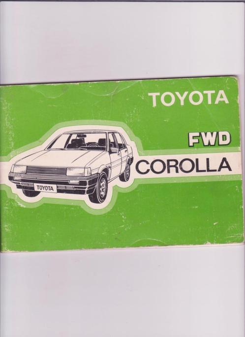 Instructieboekje Toyota Corolla FWD 1983 instructievraagbaak, Auto diversen, Handleidingen en Instructieboekjes, Ophalen