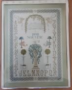 Merklap Borduurwerk - 1990 Nouveau, Ophalen of Verzenden, Zo goed als nieuw, Handborduren, Borduurpakket