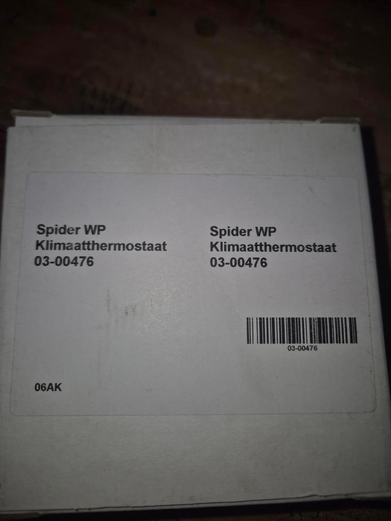 Klimaatthermostaat wp spider, Ophalen of Verzenden, Nieuw, Afzuiger