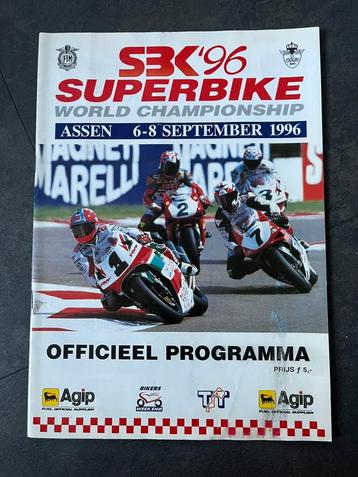 SBK 1996 blad Superbike World Championship Assen Programma beschikbaar voor biedingen