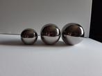 Decoratieve keramieke bollen zilverkleurig, Ophalen, Nieuw
