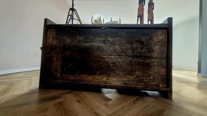 Oude Himalaya Opbergkist - Uniek & Decoratief, Antiek en Kunst, Antiek | Meubels | Kasten, Ophalen