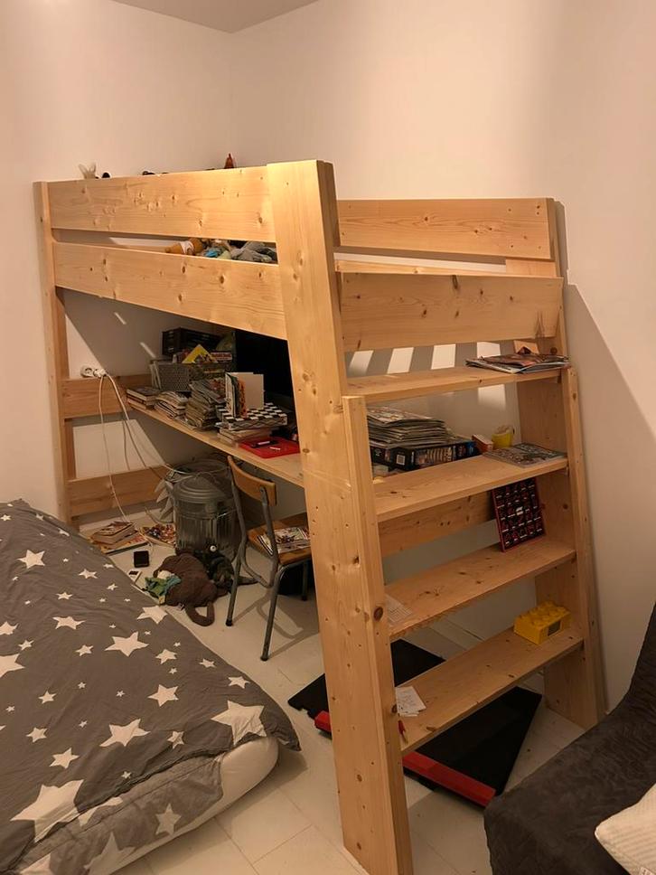 Hoogslaper Seth Rockwood 90x100, Kinderen en Baby's, Kinderkamer | Stapelbedden en Hoogslapers, Zo goed als nieuw, Hoogslaper