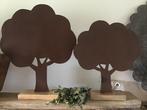 NIEUW set forse metlen bomen op houten voet, Ophalen of Verzenden, Nieuw