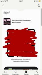 emofest ticket, Tickets en Kaartjes, Eén persoon