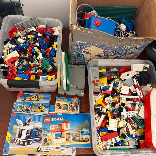 Partij LEGO Vintage met trein (lijkt compleet), Kinderen en Baby's, Speelgoed | Duplo en Lego, Gebruikt, Lego, Losse stenen, Ophalen of Verzenden