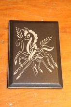 Tegeltje met 2 (Tegelse?) hertjes, Ophalen