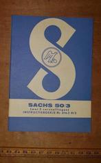 Instructieboekje Sachs 50/3  1961, Ophalen of Verzenden, Zo goed als nieuw
