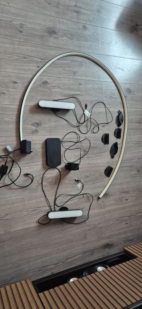 Philips Hue Sync Box + 2 Play Bars + Gradient Lightstrip 55", Huis en Inrichting, Lampen | Overige, Zo goed als nieuw, Ophalen